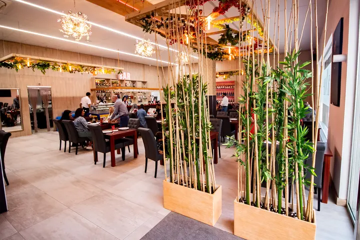 The La Nueva dining room